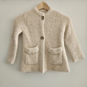 ZARA Knitwear Tan Cardigan Baby Girl  3-4 Years